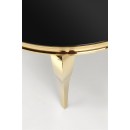 Стол обеденный HALMAR REGINALD 2 черный/золотой 120